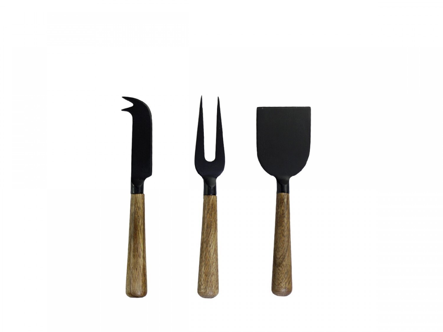 Chic Antique Käsemesser Set, schwarz 
