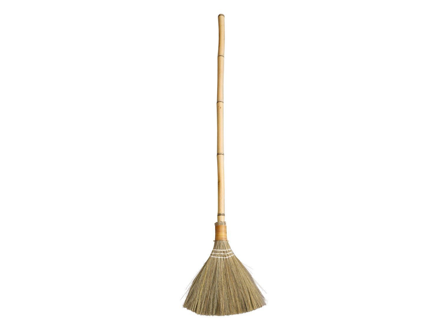 Kehrbesen aus Naturstroh, natur L130/B28 cm