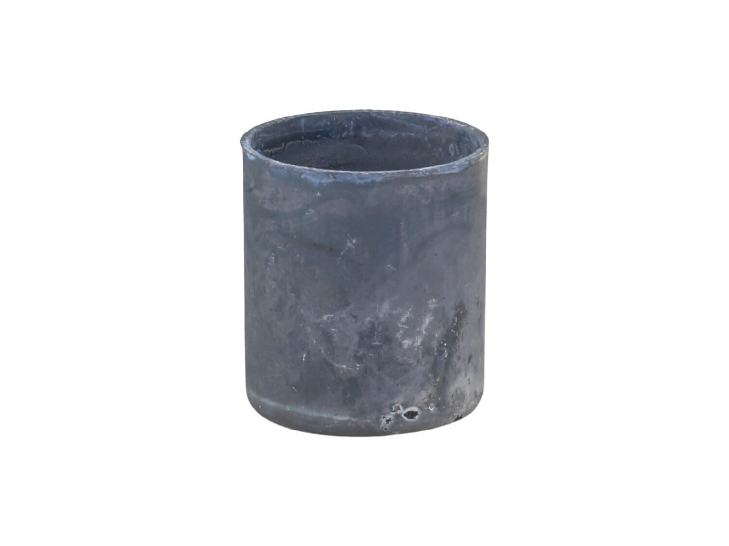 Kerzenhalter mit Magnet Stück, grau 