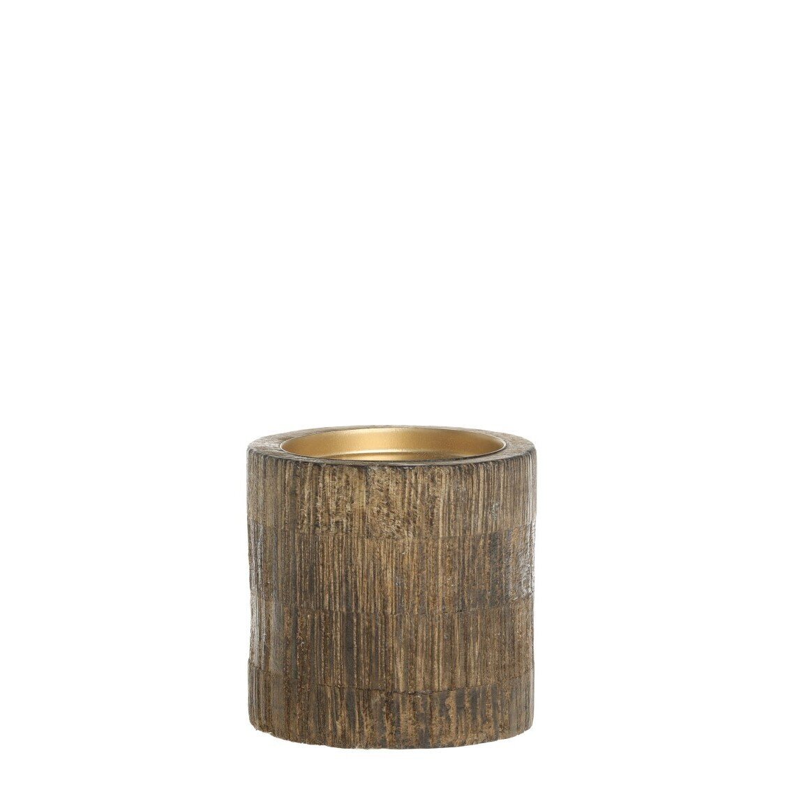 Kerzenständer für Stumpenkerze aus Mangoholz, natur 