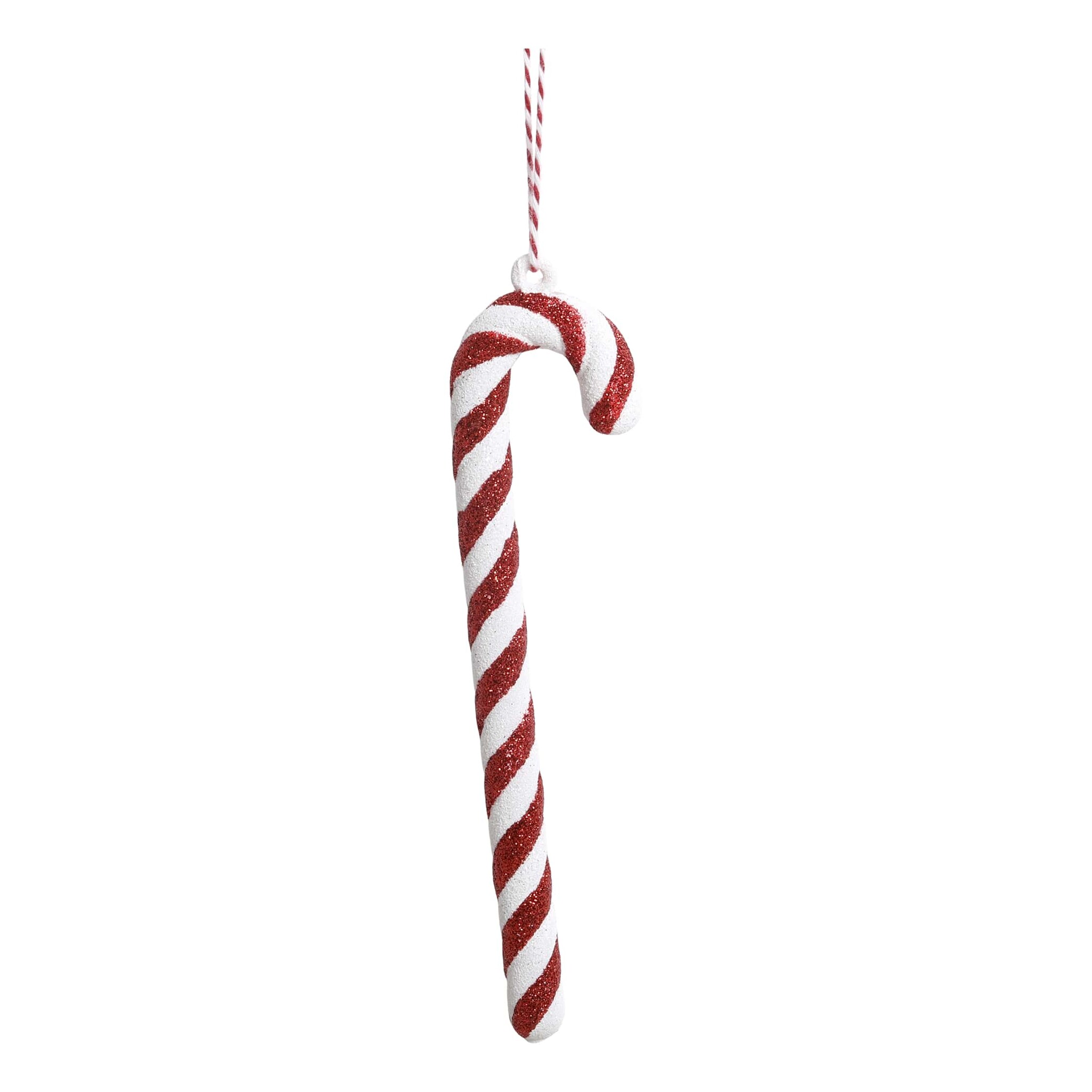 Klassischer Zuckerstangen Aufhänger, rot 