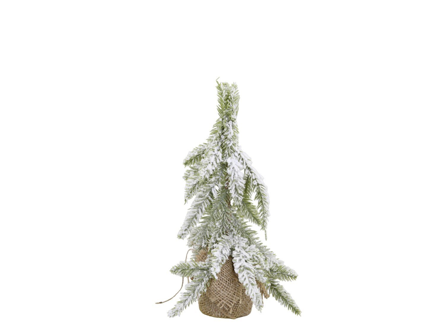 Kleiner künstlicher Tannenbaum mit Schnee, grün Höhe 30 cm