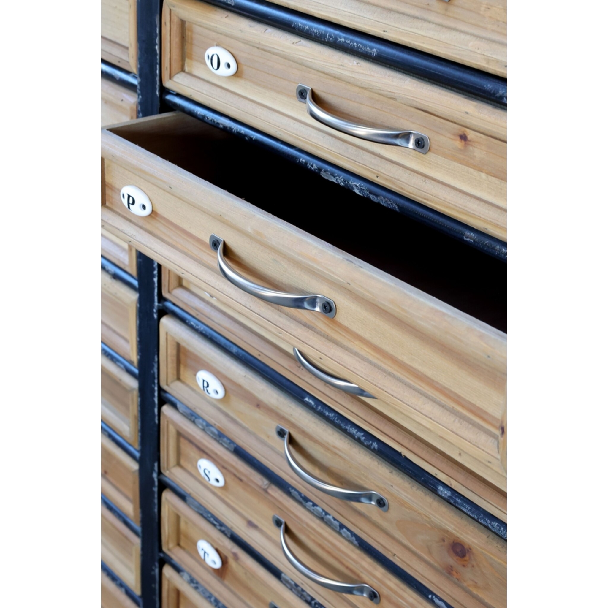 Chic Antique Kommode mit Schublade, natur 