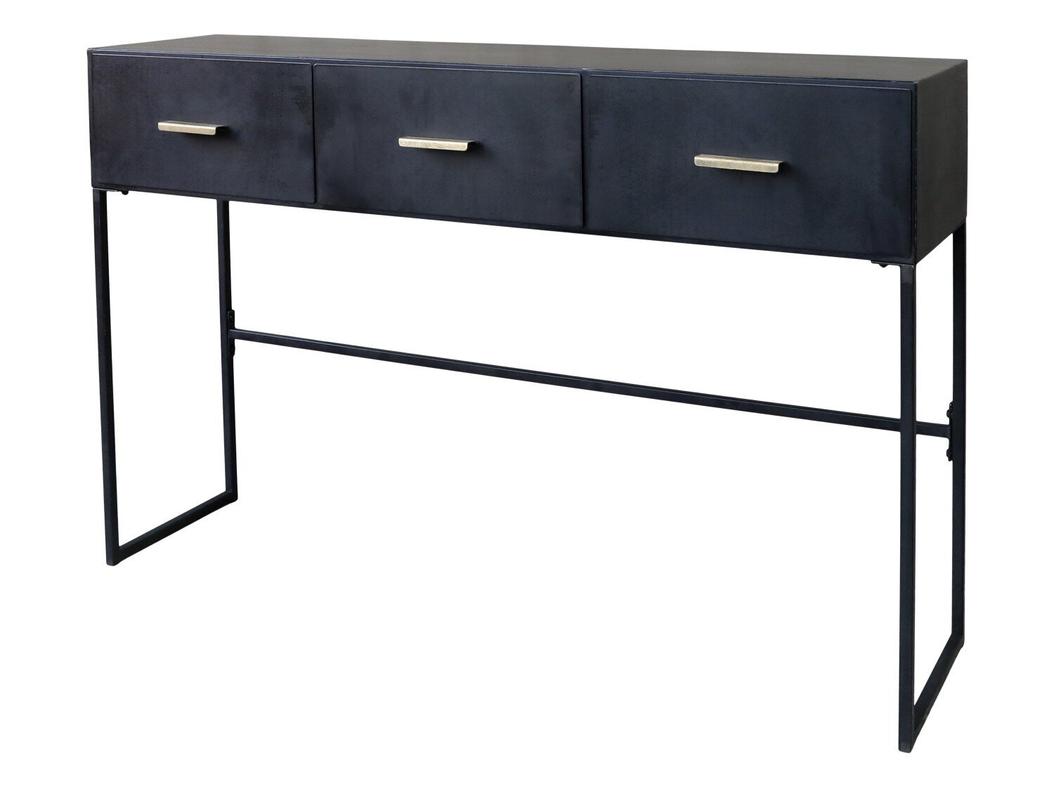Konsolentisch aus Eisen mit 3 Schubladen | Chic Antique
