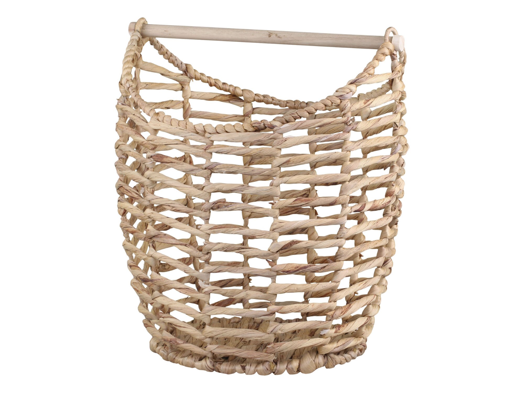 Korb mit Toilettenpapierhalter, natur 
