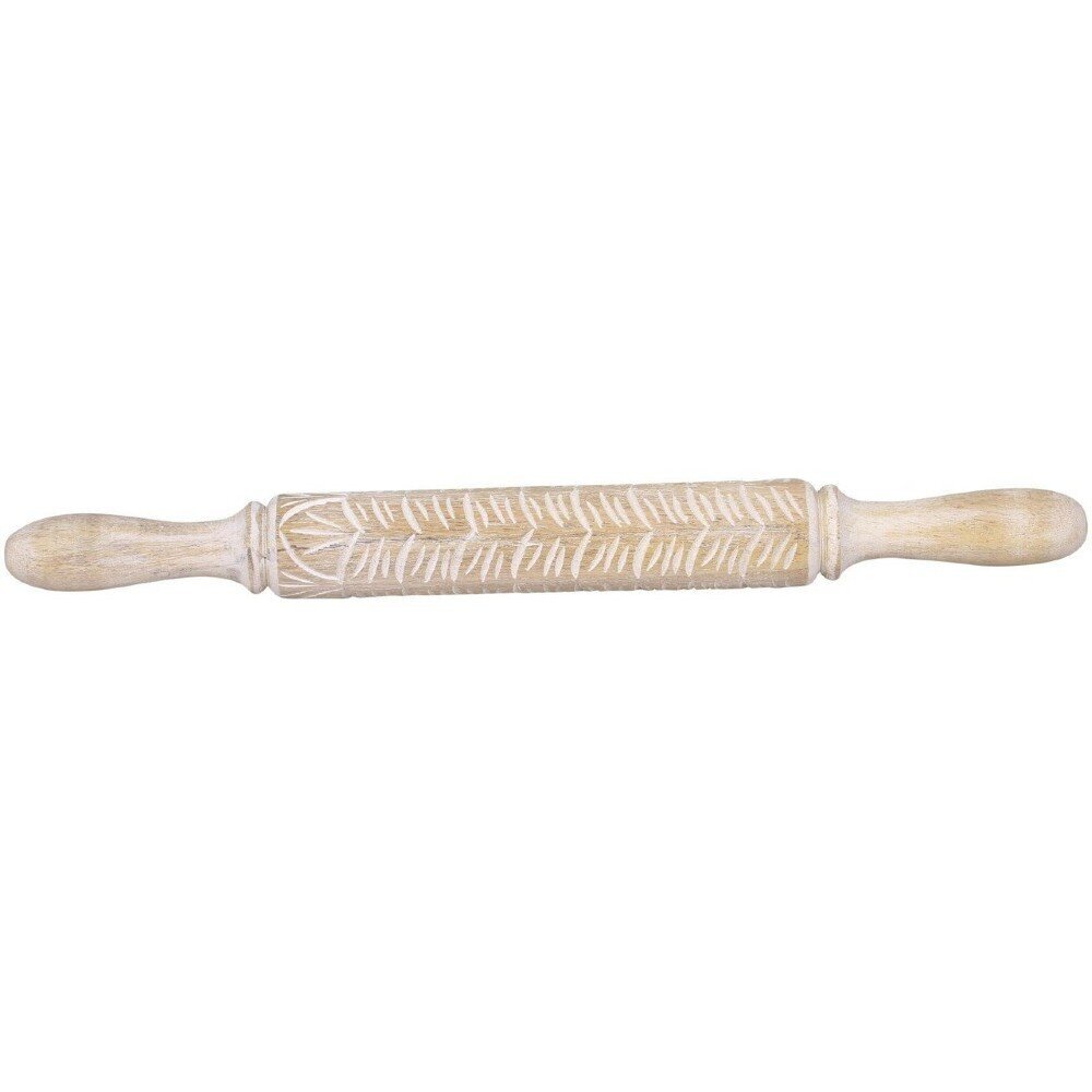 Kuchenrolle mit Muster, natur 