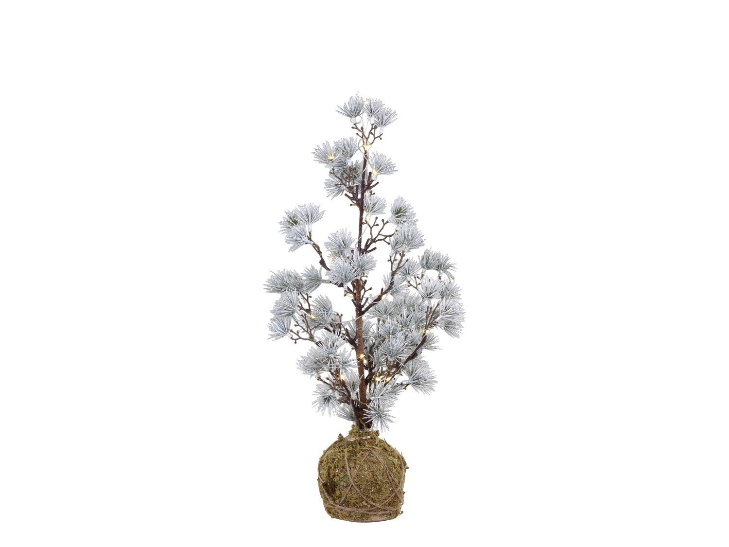 Künstlicher Tannenbaum Zedern mit LED, grün Höhe 48 cm