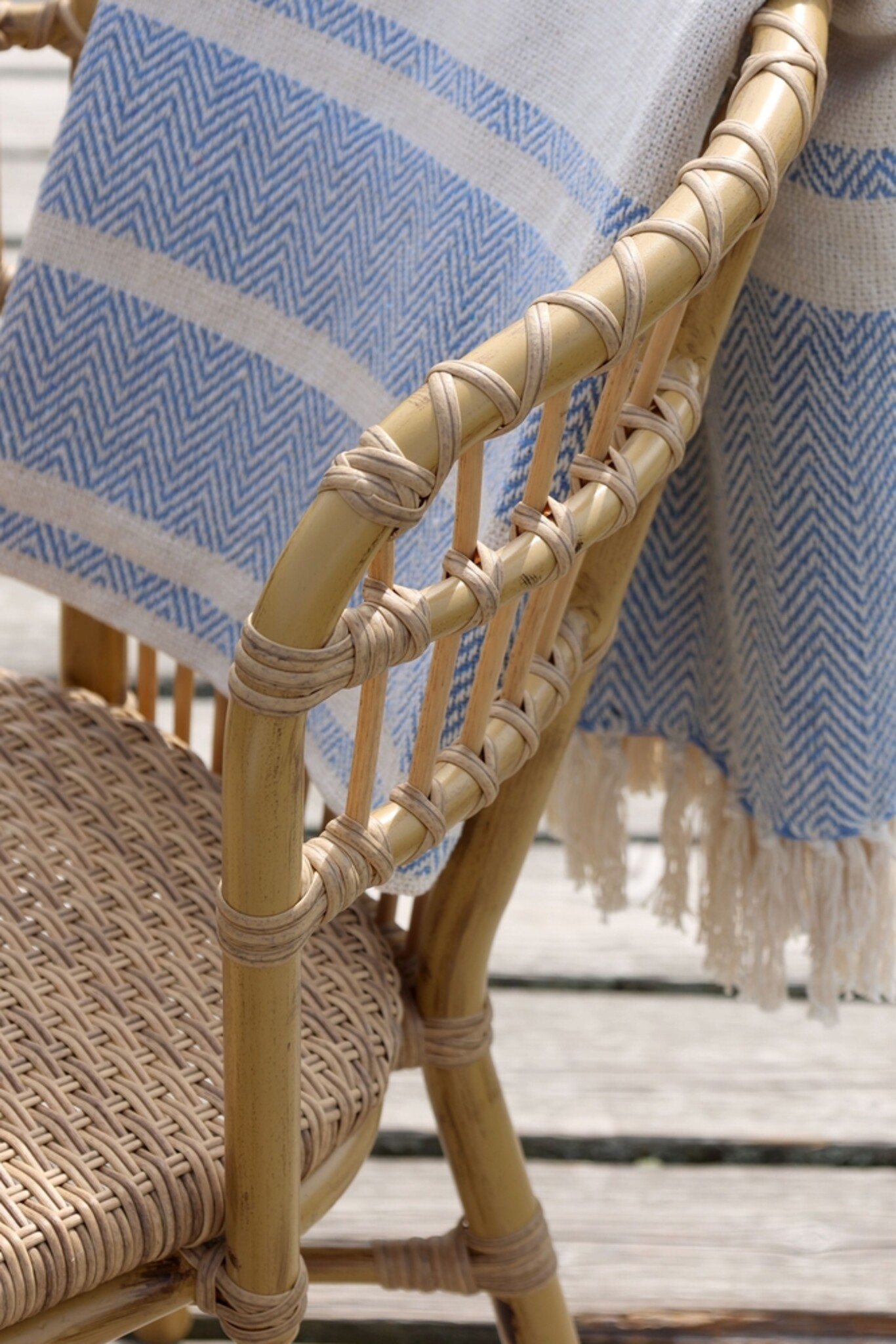 La Rochelle Bistrostuhl aus Rattan, natur 
