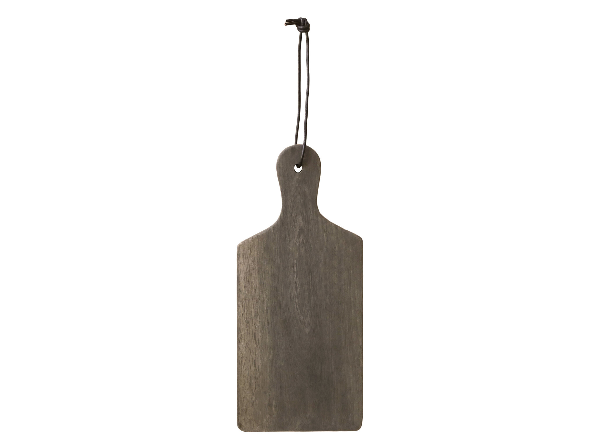 Laon Tapasbrett mit Lederband, kohle L30 x B13 x H1 cm