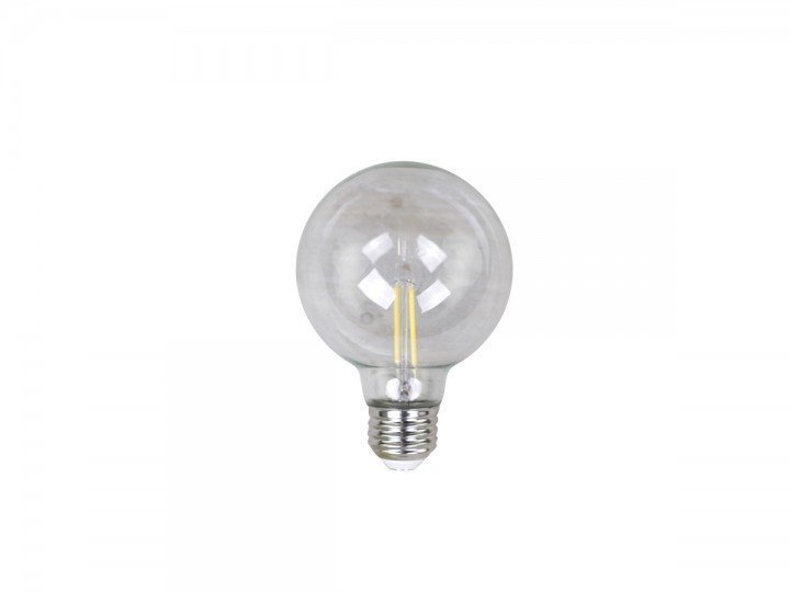 Chic Antique LED Glühbirne E27, transparent D8 cm