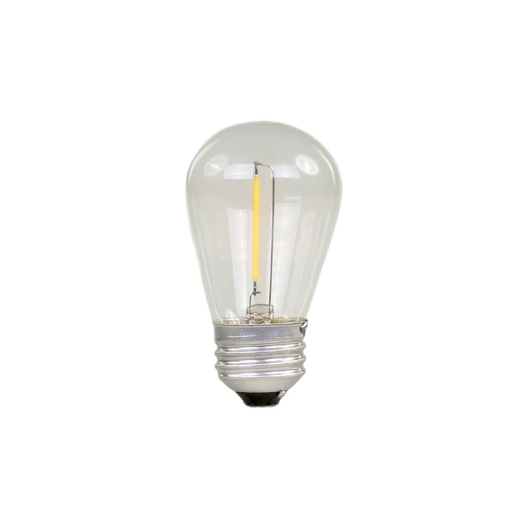 LED Glühbirne für E27 Fassungen, farblos 