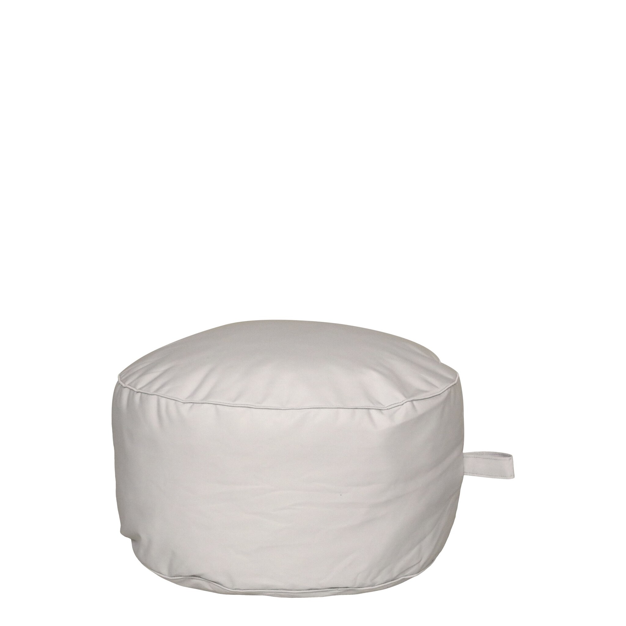 Lounge Puff aus Nylon für Draussen, beige 