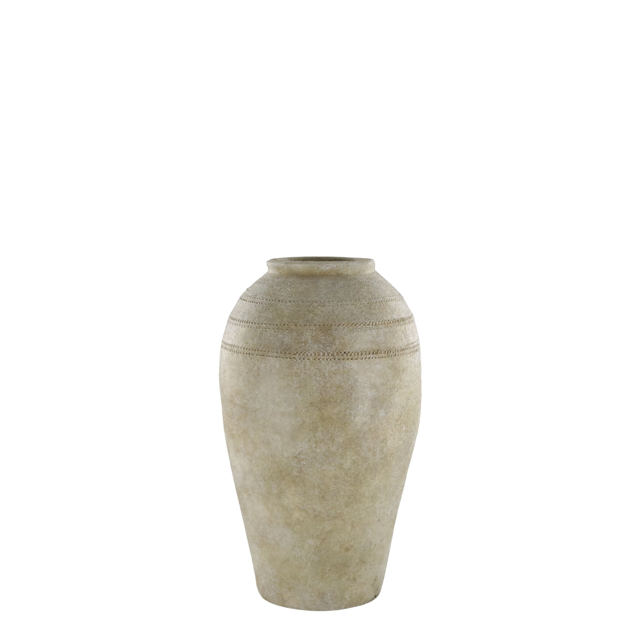 Lourdes großer Terrakotta Krug, Topf, natur Höhe 50,5, Ø 30 cm