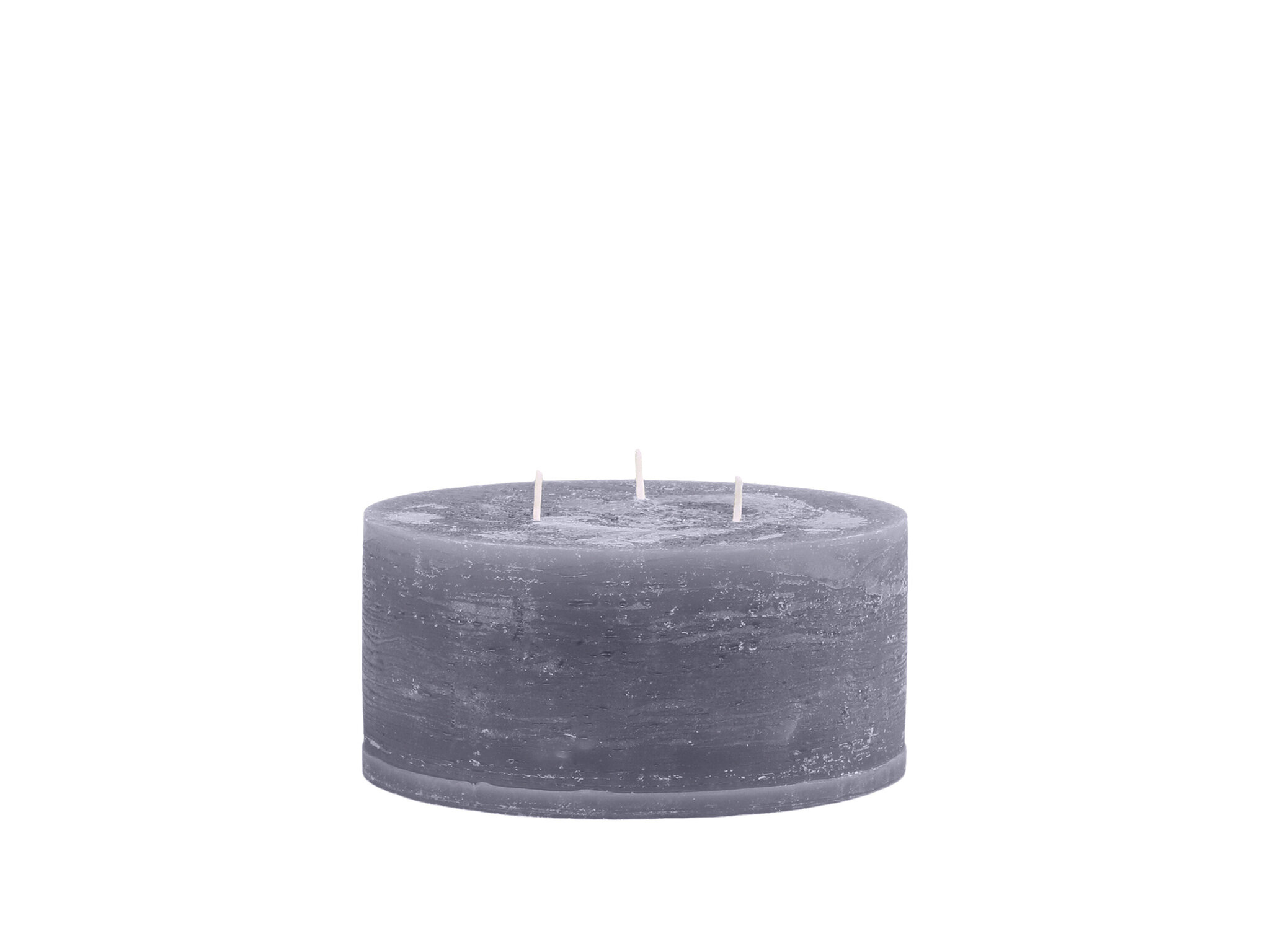 Macon 3-Docht-Stumpenkerze, stone H7/Ø15 cm