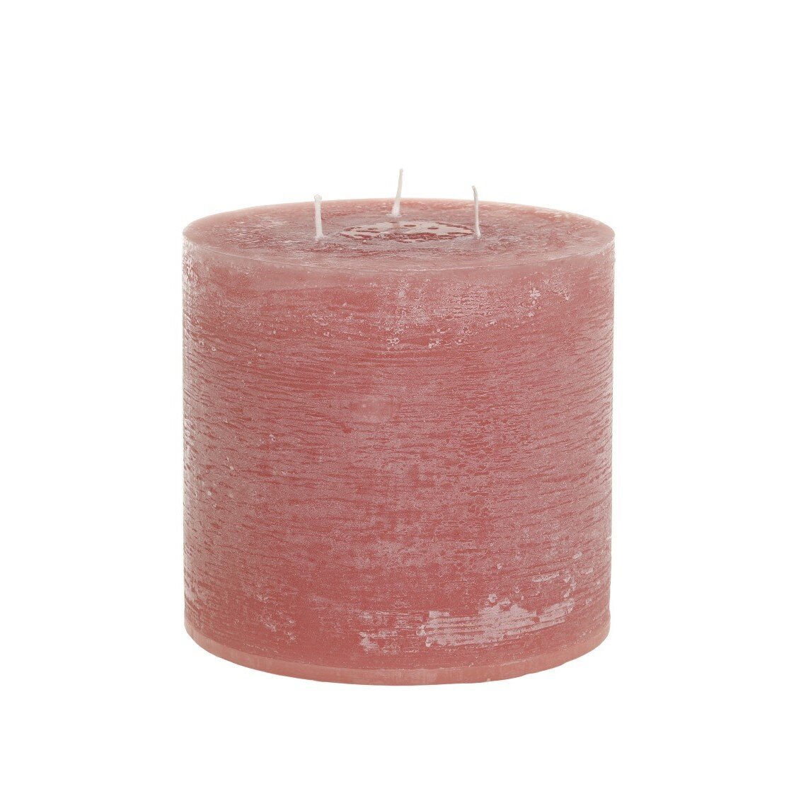 Macon 3-Docht-Stumpenkerze, himbeere H15/Ø15 cm