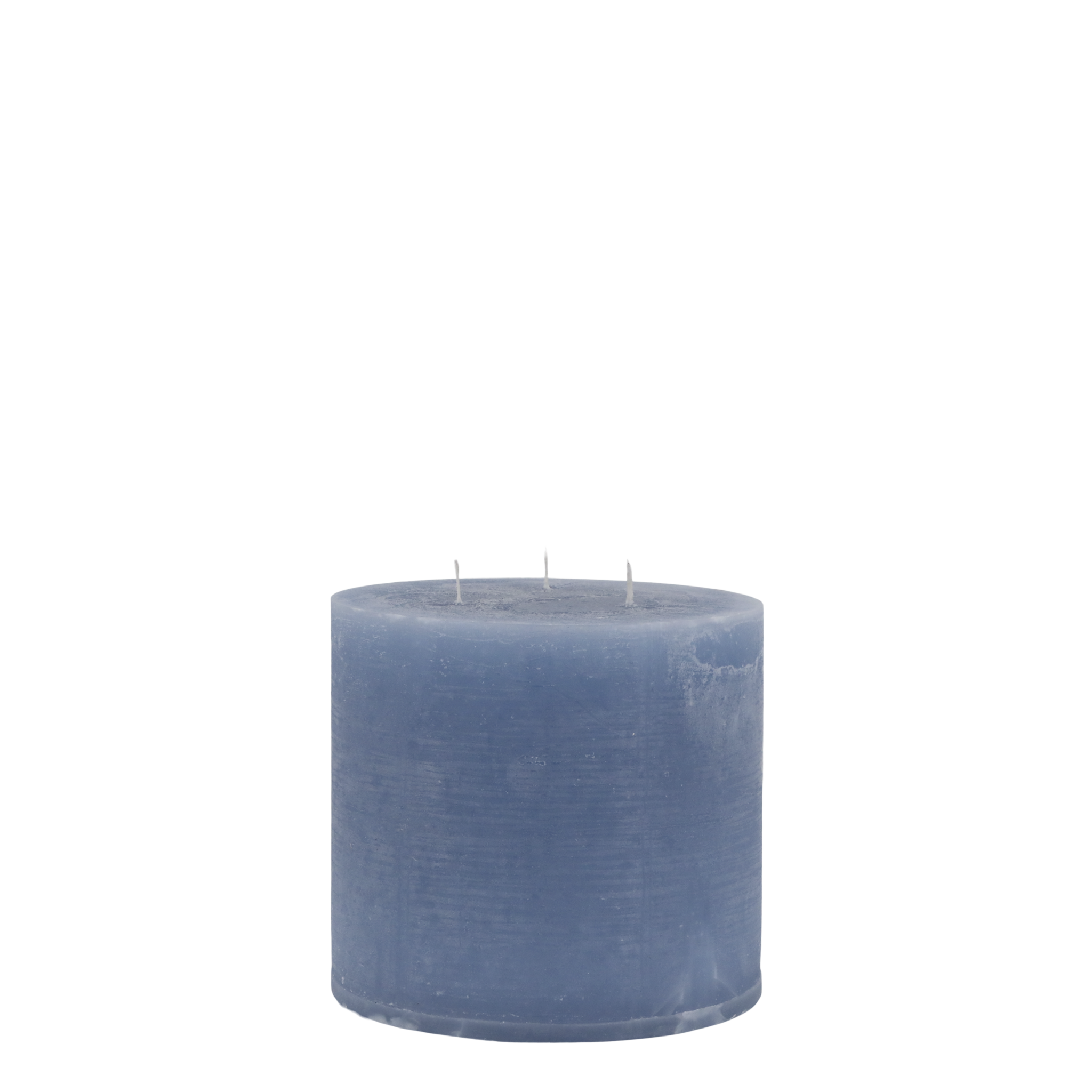 Macon 3-Docht-Stumpenkerze, sky blue 