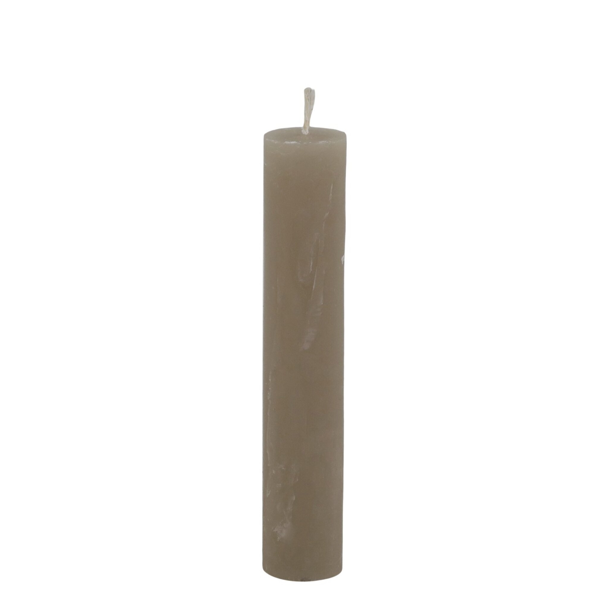 Chic Antique Macon Mini rustikale Stabkerze 11 cm | Ø 2,2 cm, leinen 