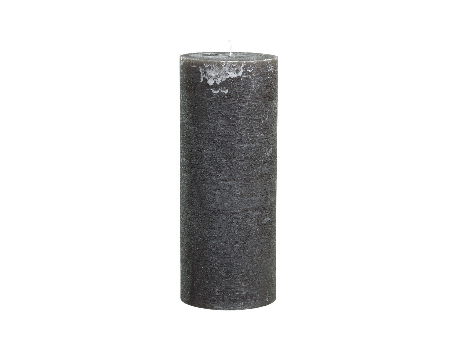 Macon rustikale Stumpenkerze, coffee H25/D10 cm