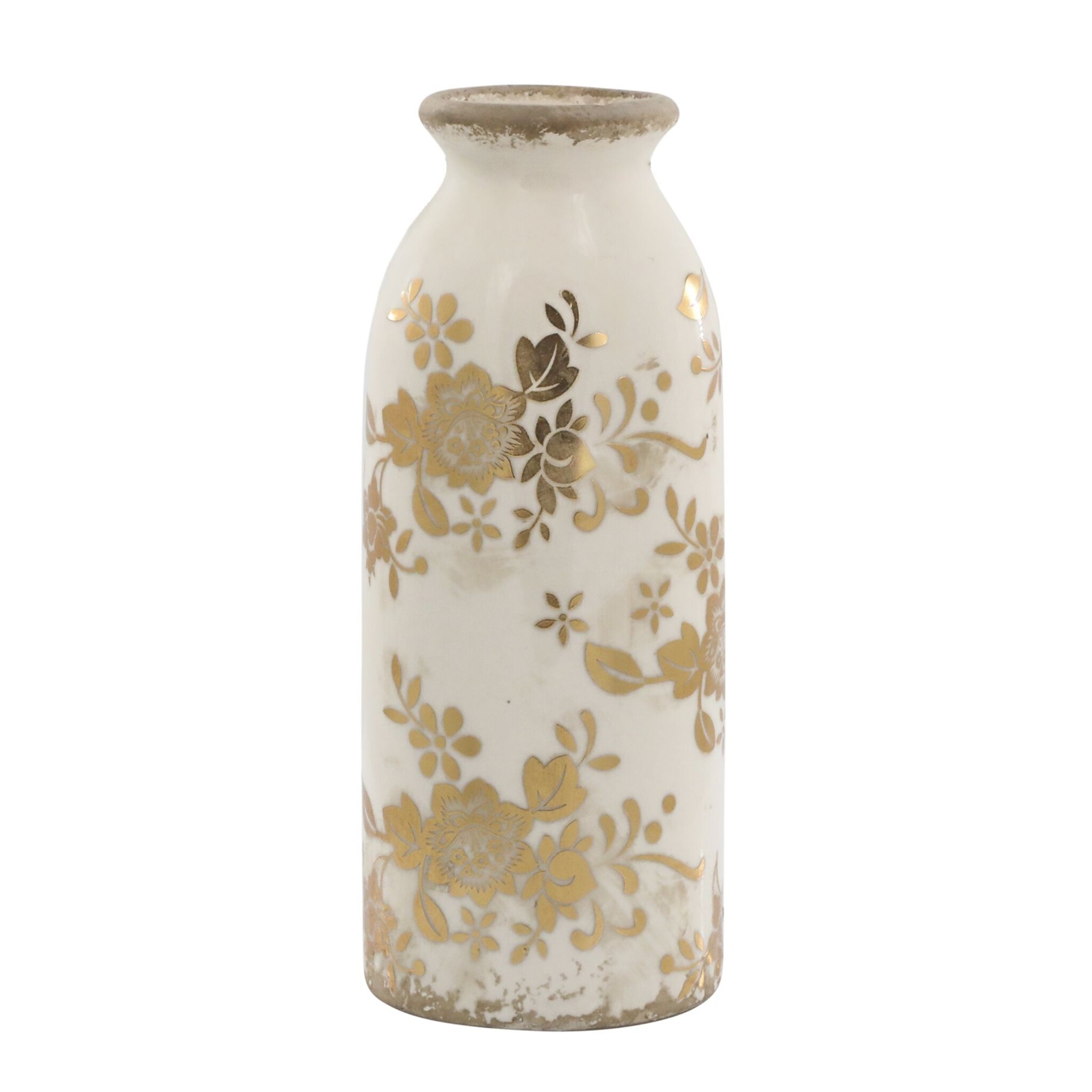 Melun Vase Anniversary, antique messing Höhe 20, Ø 8 cm