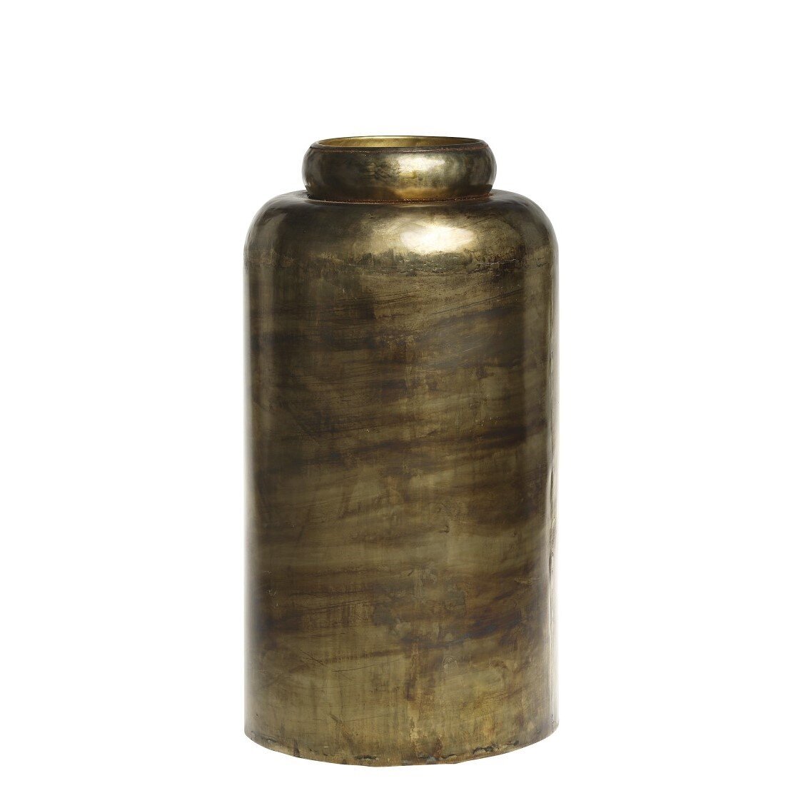 Messing Vase aus Eisen, antique messing 