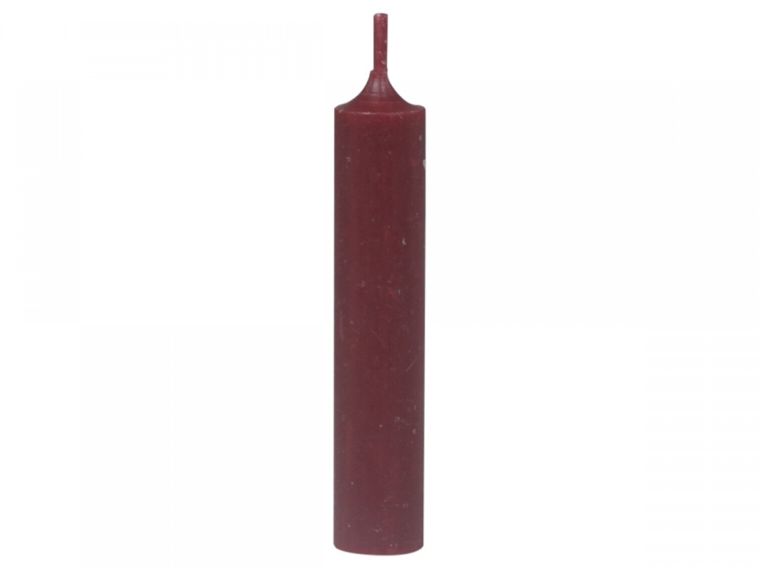 Chic Antique Mini Stabkerze 11 cm | Ø 2 cm, dunkelrot 