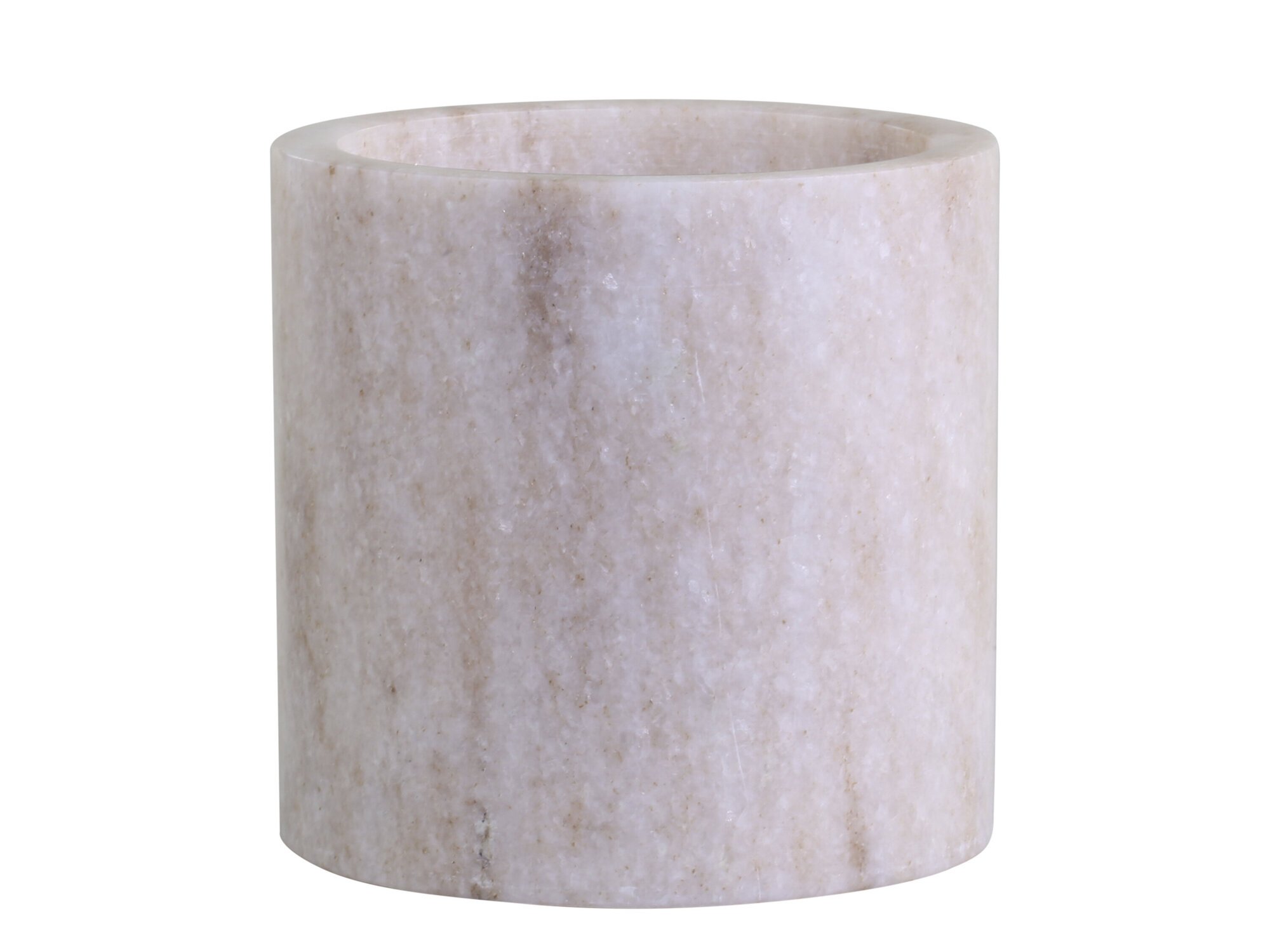 Morlaix Kerzenhalter aus Marmor, latte Ø10 x H10 cm