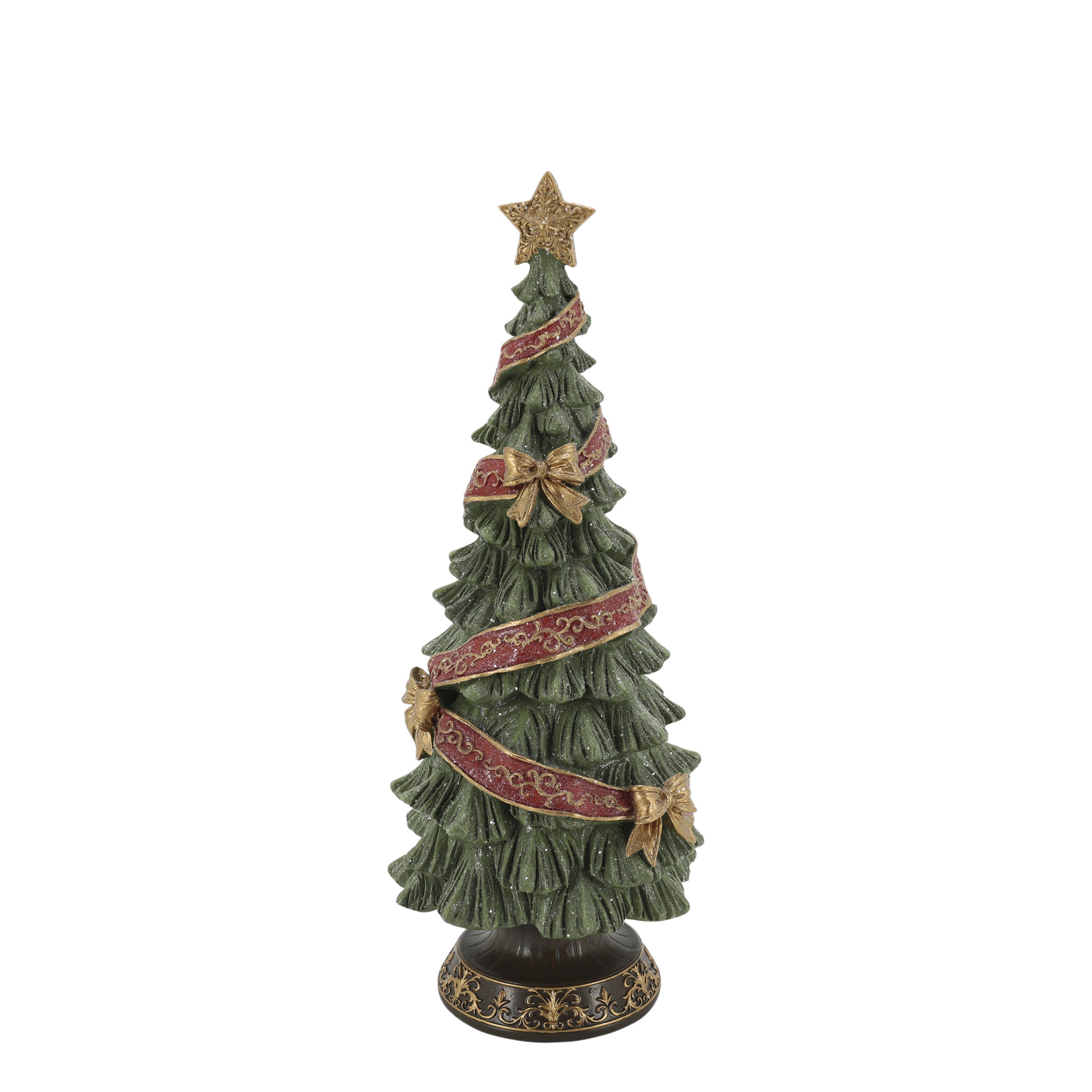 Noël Weihnachtsbaum mit Band und Schleifen, grün 