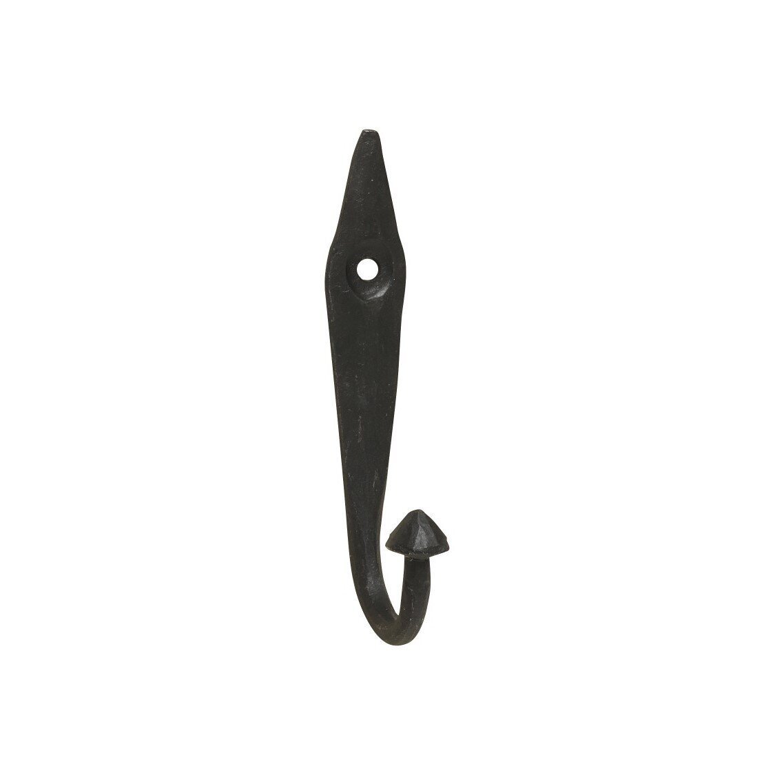 Ovaler Haken aus Eisen, schwarz 