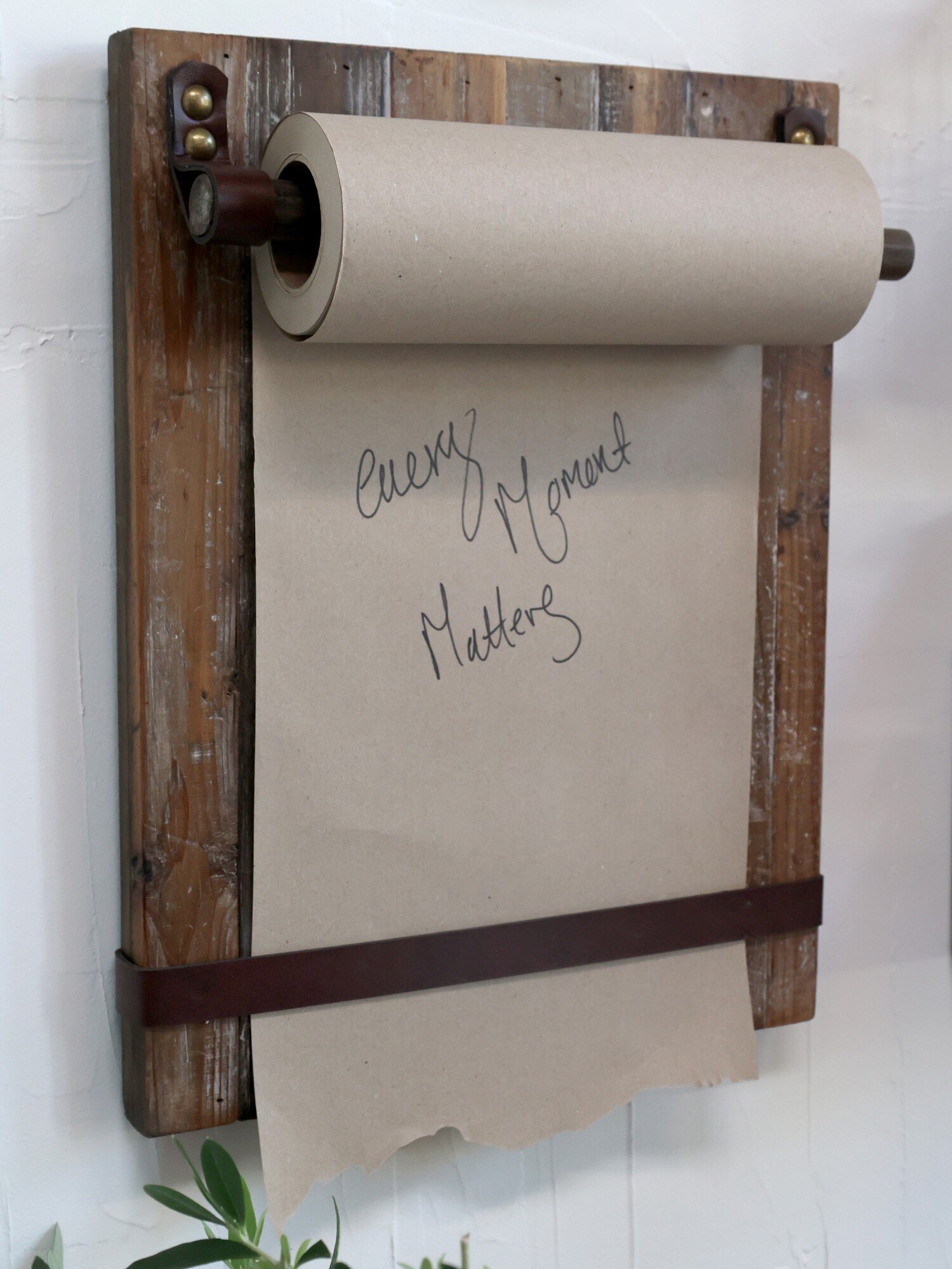Papierrolle für Notizen, natur 
