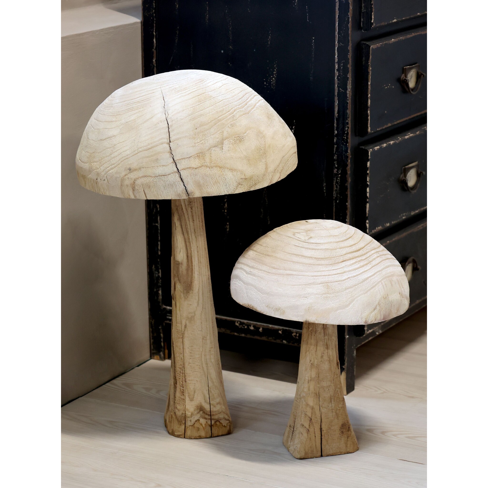 Pilz Aufsteller, für Herbst & Weihnachtsdeko, natur 