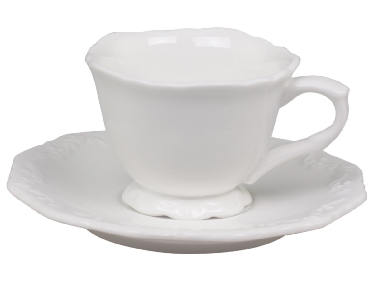 Chic Antique Provence Espresso Tasse, weiss 