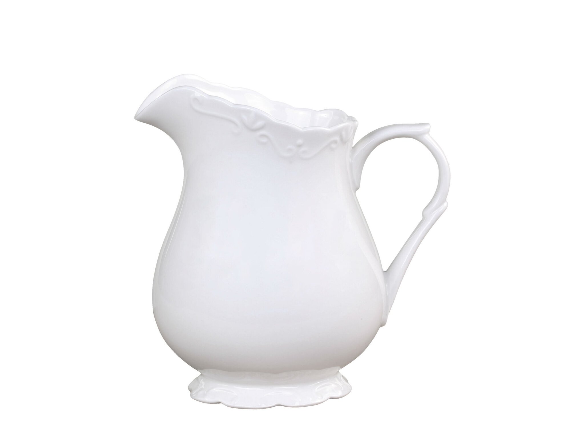 Chic Antique Provence Kanne groß, weiss 