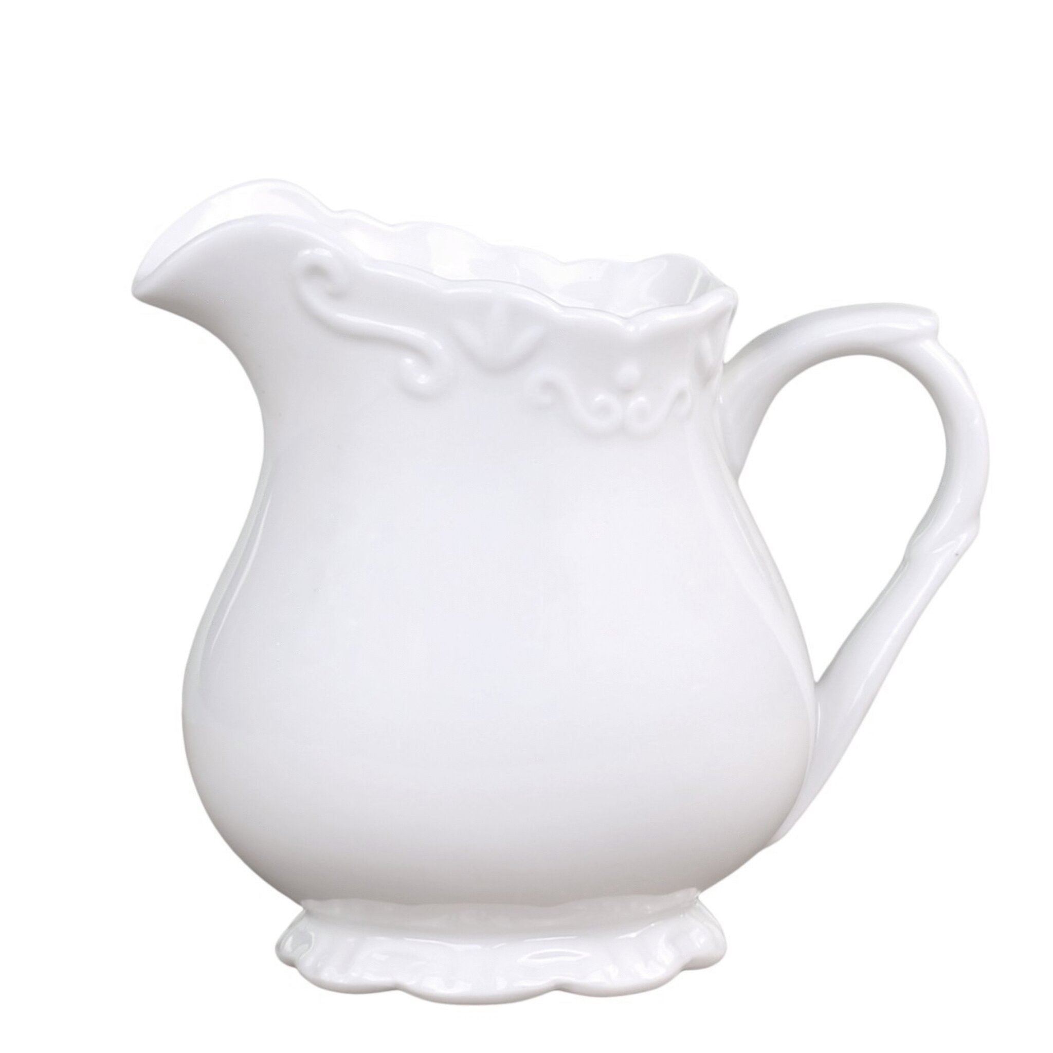 Chic Antique Provence Milch Kännchen, weiss 