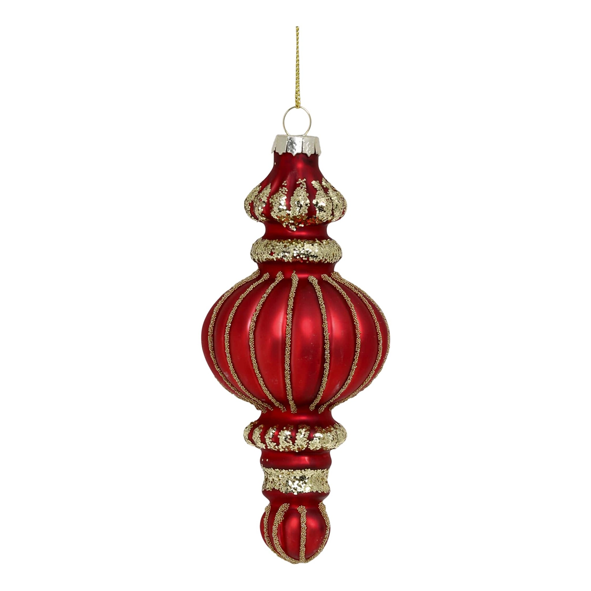 Roter Ornament Aufhänger, rot 