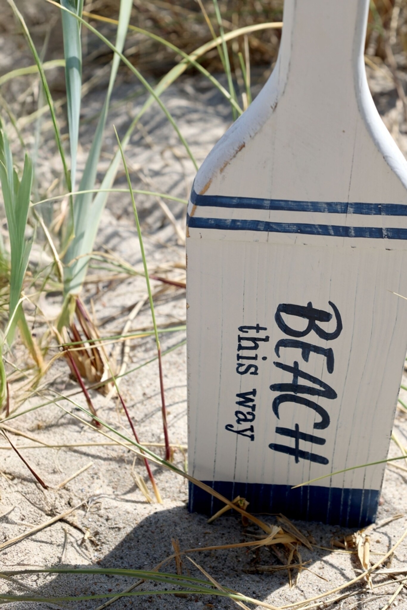 Deko Ruder Deko mit Text Ocean, Weiß, ocean 
