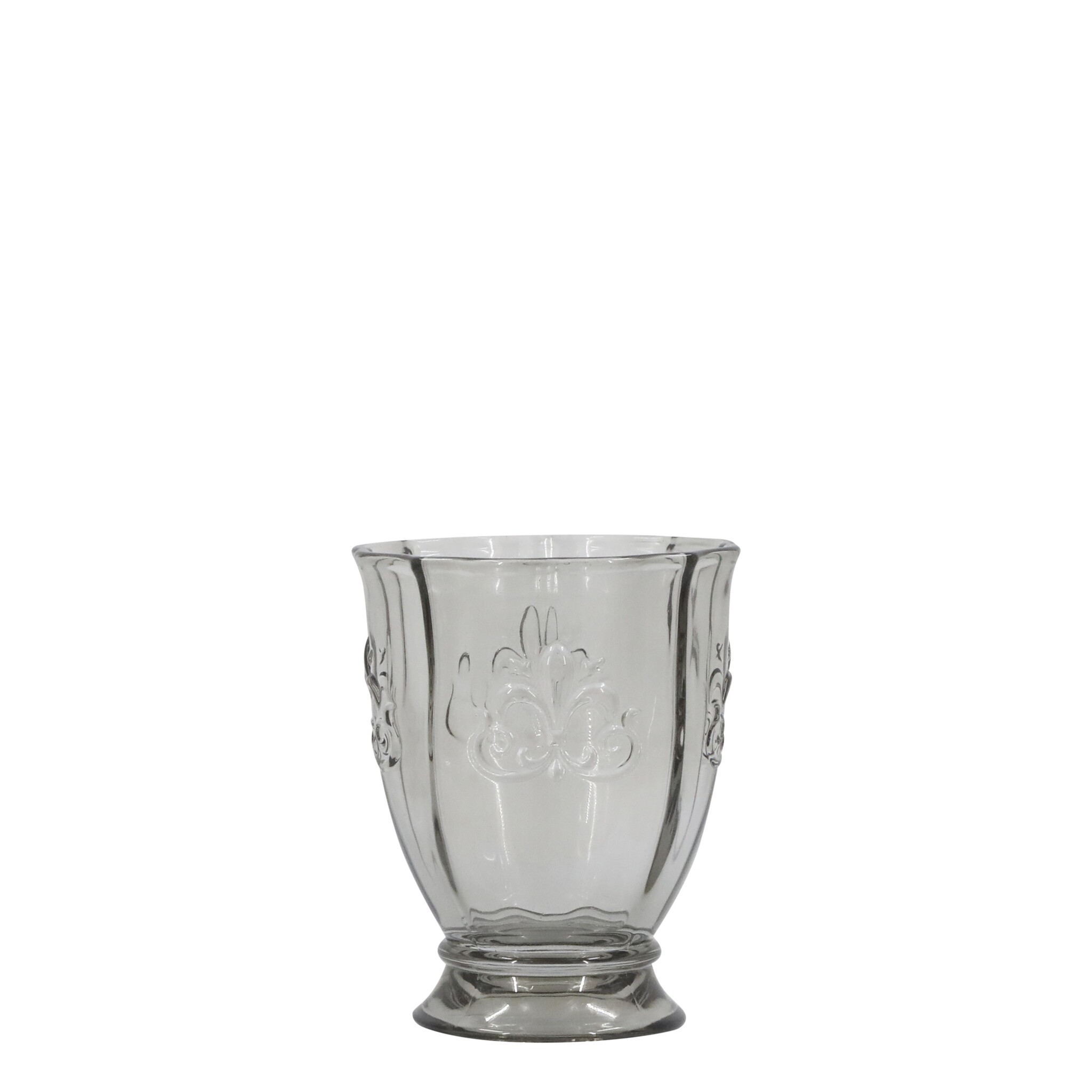 Trinkglas Saint-Émilion mit Muster, grau 