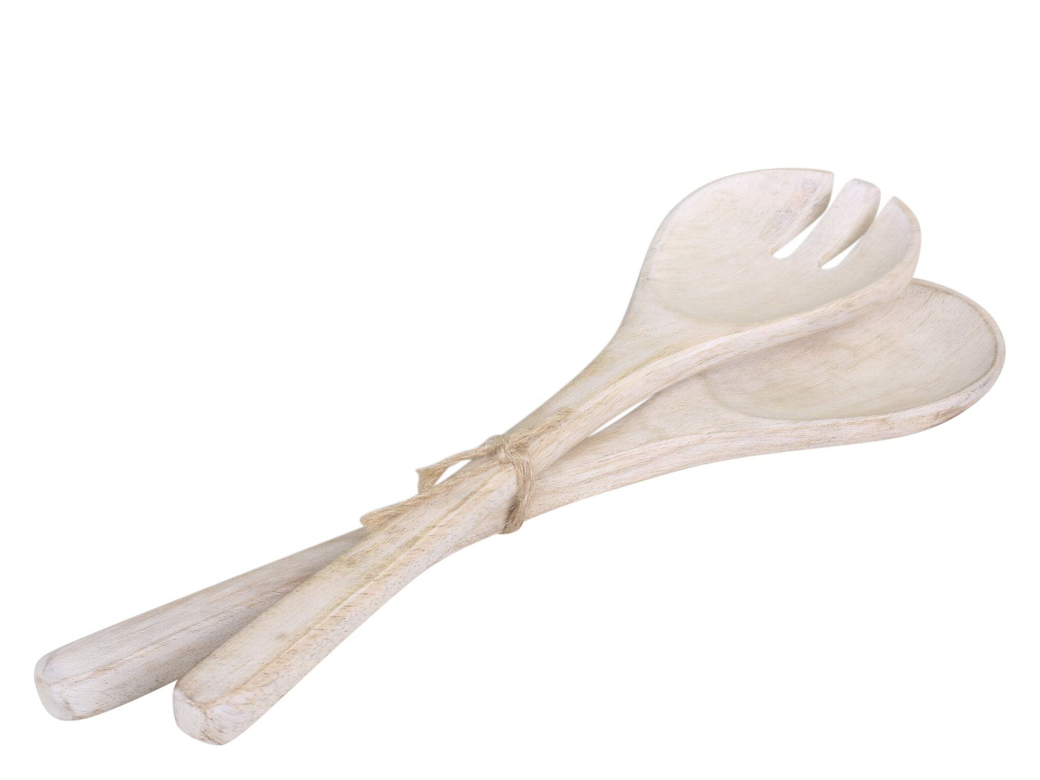 Salatbesteck Laon 2er Set aus Mangoholz, natur 