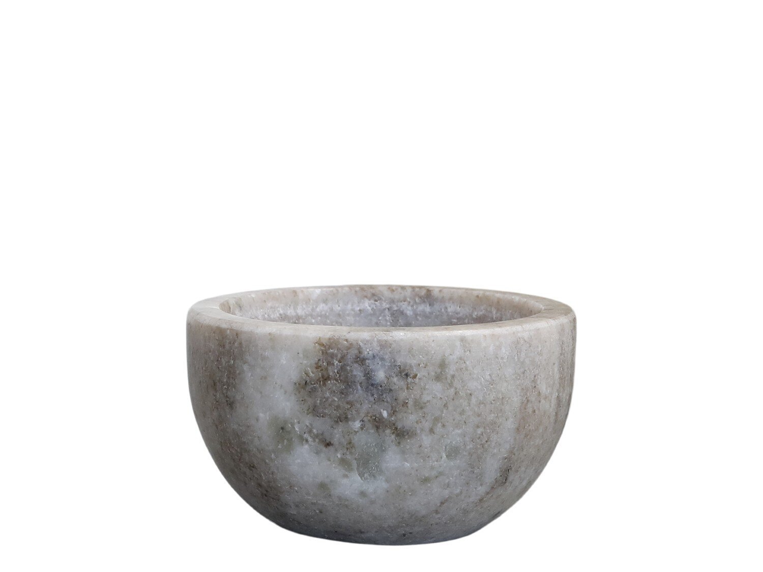 Schüssel Morlaix aus Marmor, grau H4 x Ø7 cm