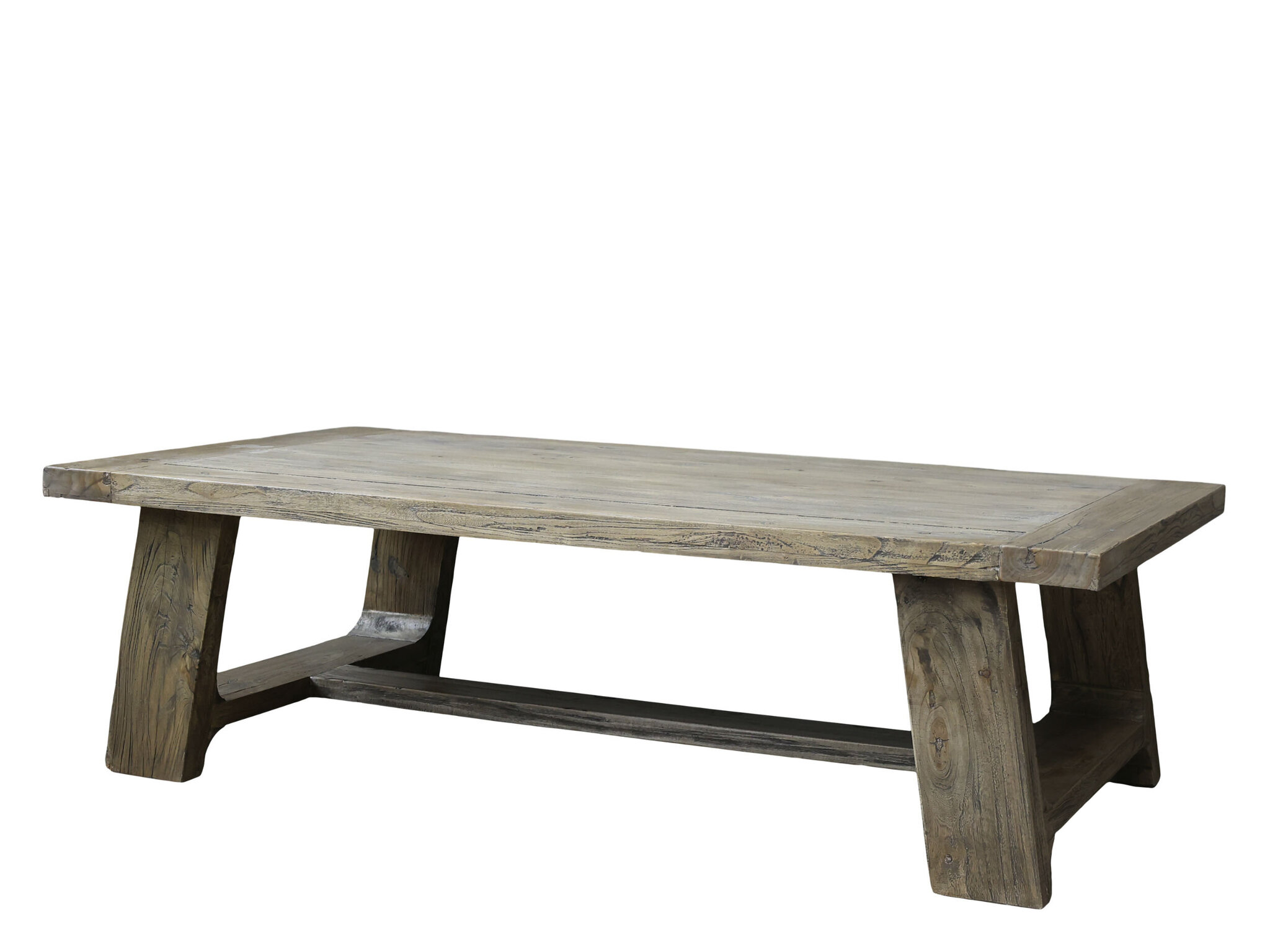 Sofatisch aus Recyclingholz, natur 