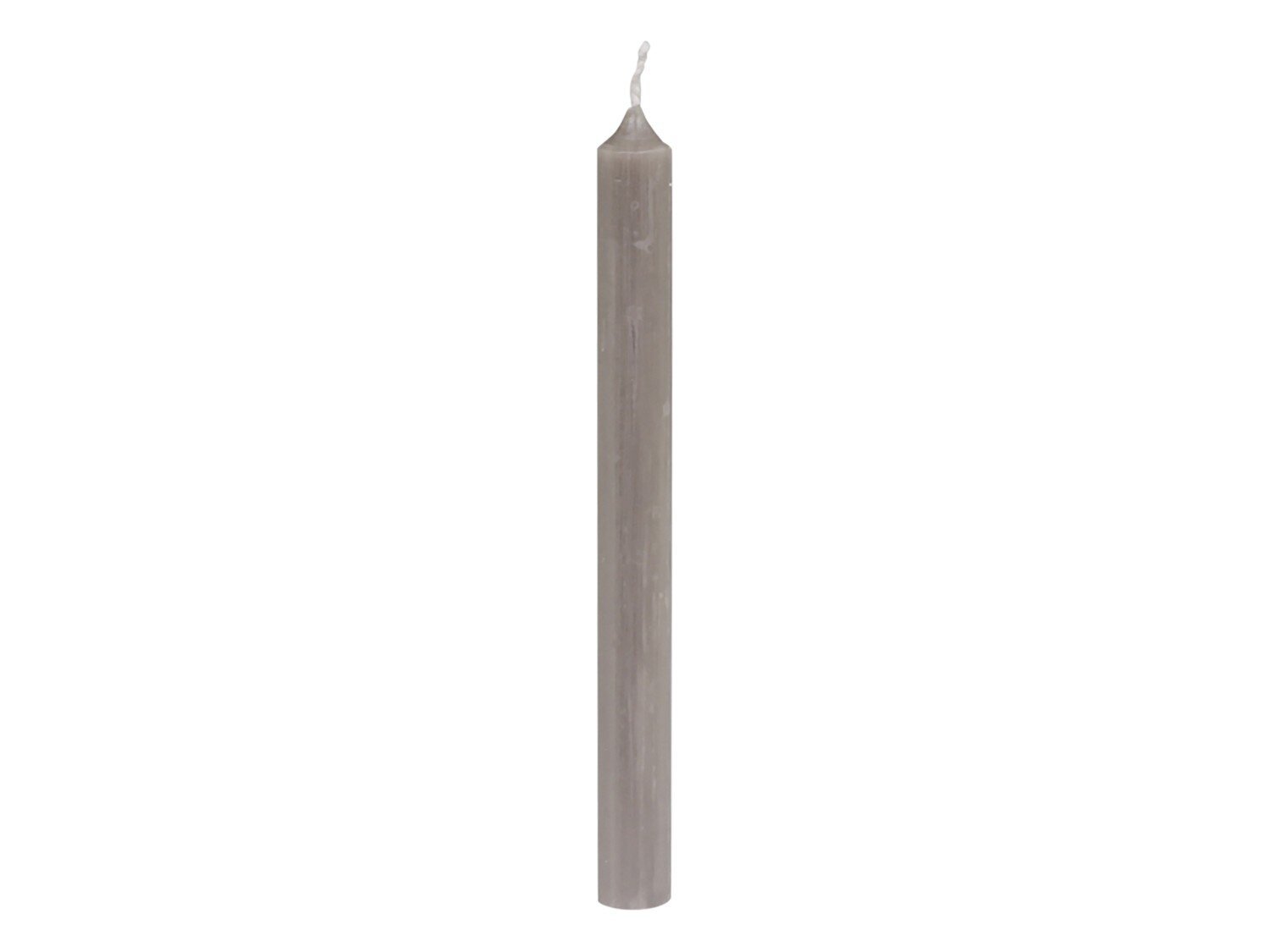 Stabkerze Dinnerkerze 18 cm, leinen 