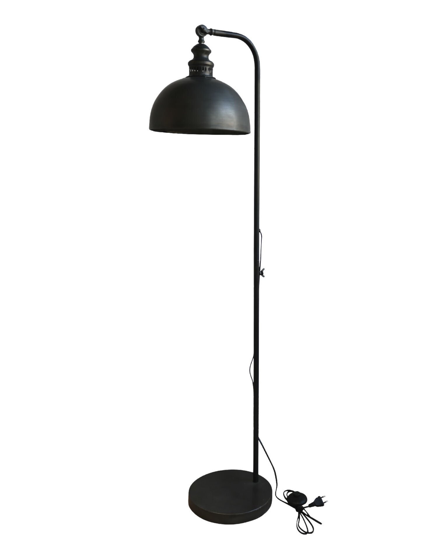 Stehlampe Factory Style, schwarz 