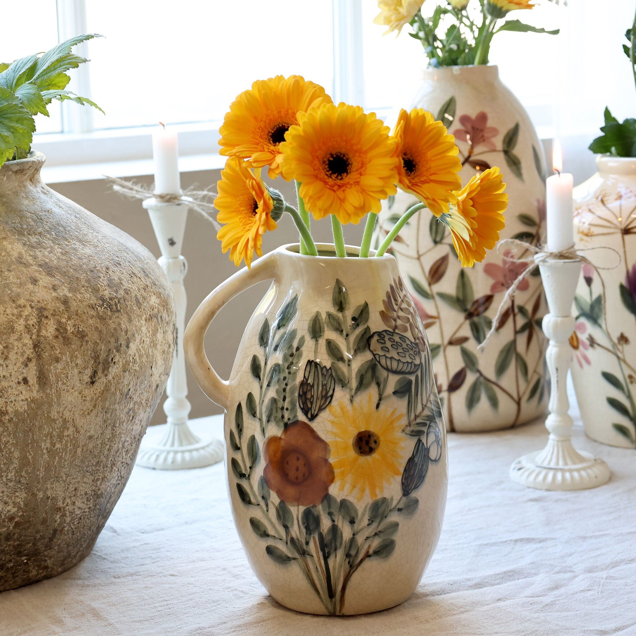 Chic Antique Steingut Vasen Bild 3