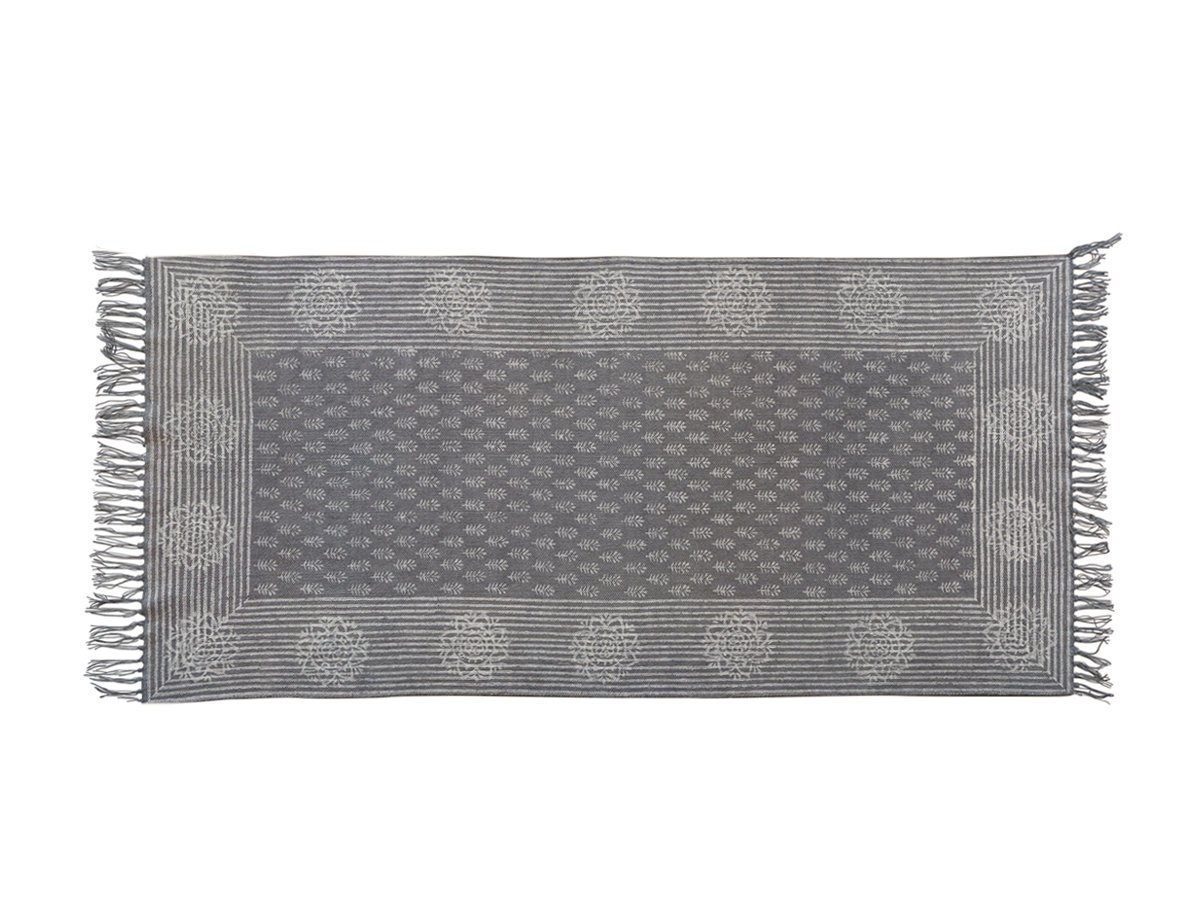 Chic Antique Teppich mit Fransen, antik mocca 
