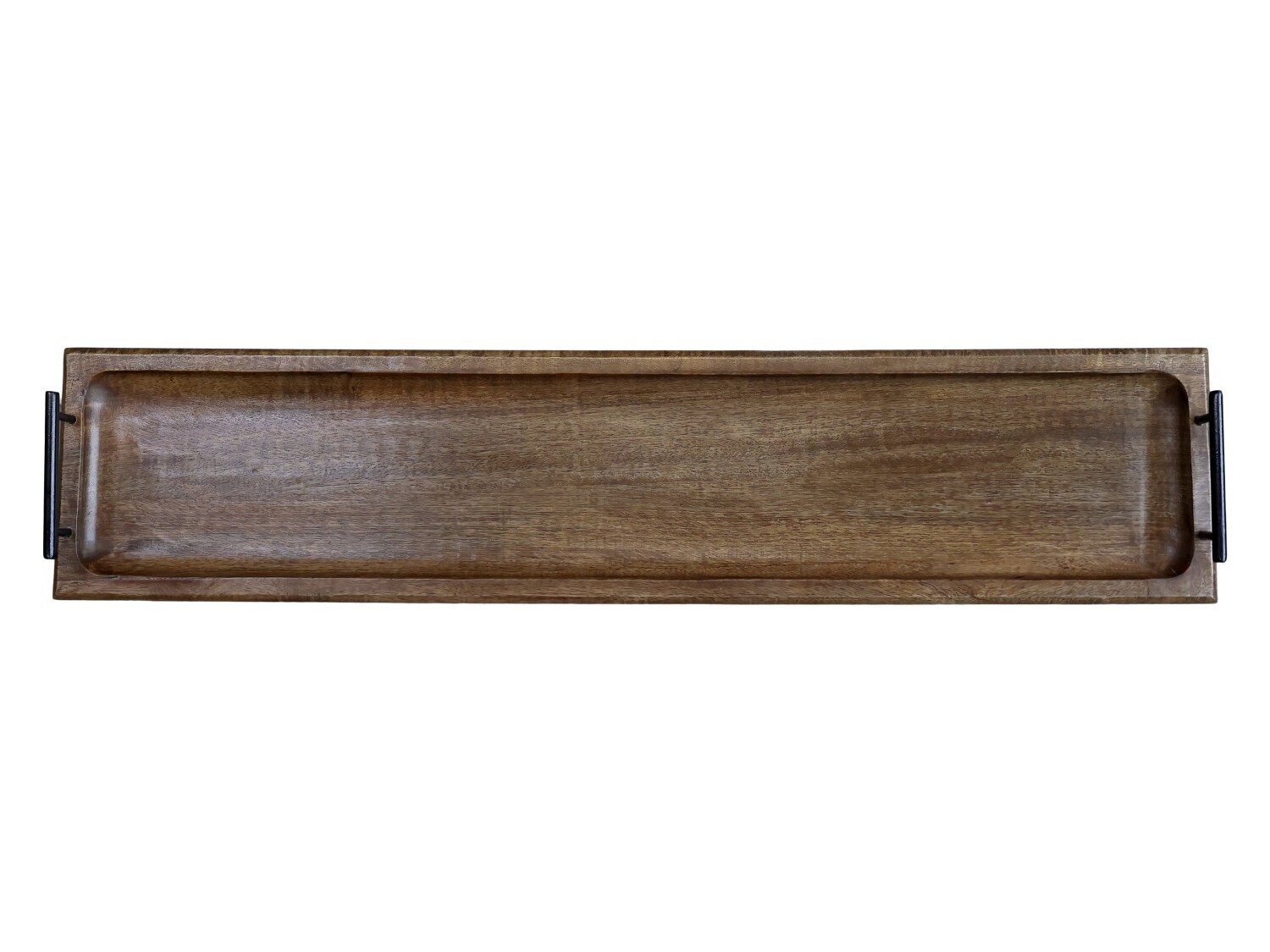 Tours Servier Tablett in Holz mit Henkel, natur 90 x 20 x 8 cm