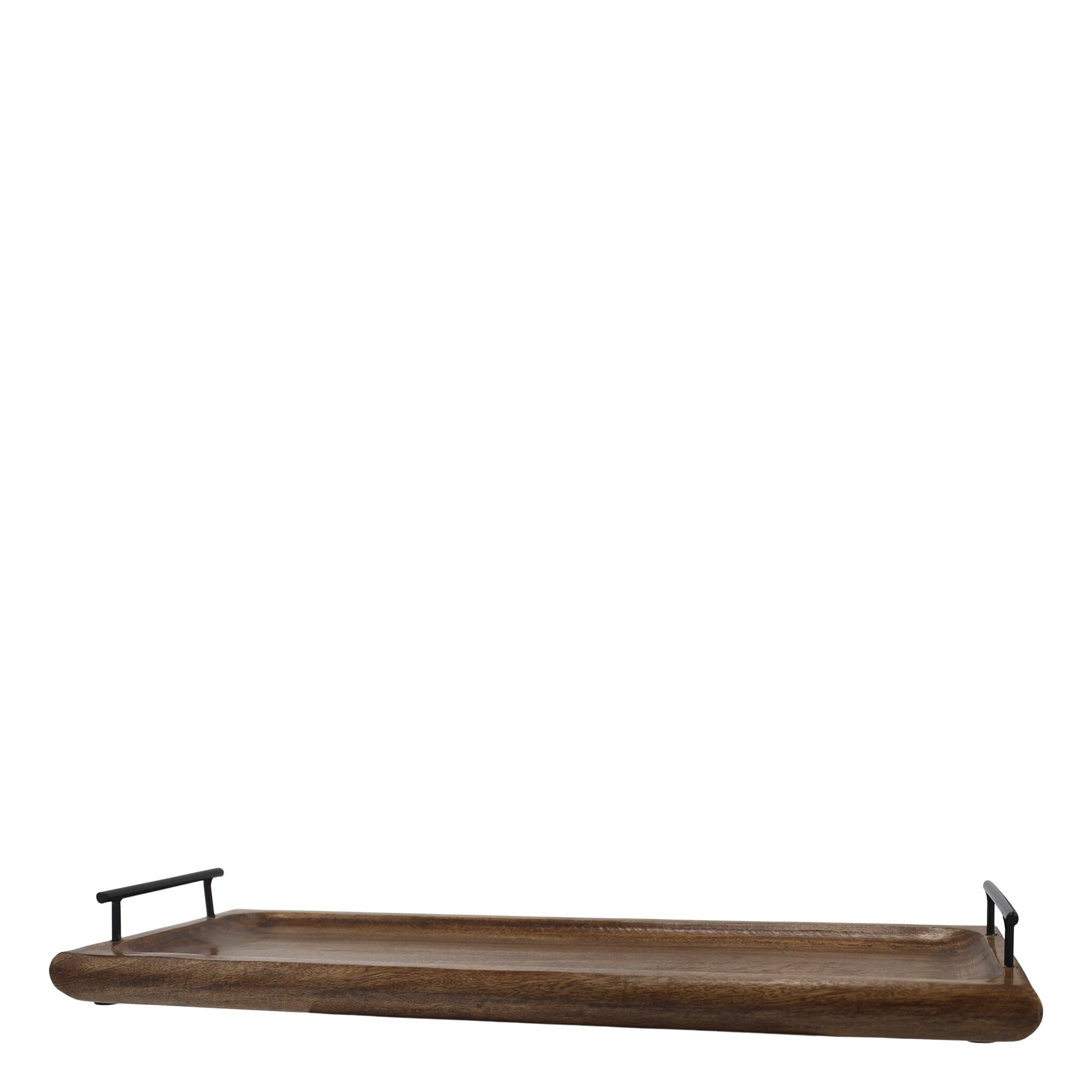 Tours Servier Tablett in Holz mit Henkel,  66 x 20 x 8 cm