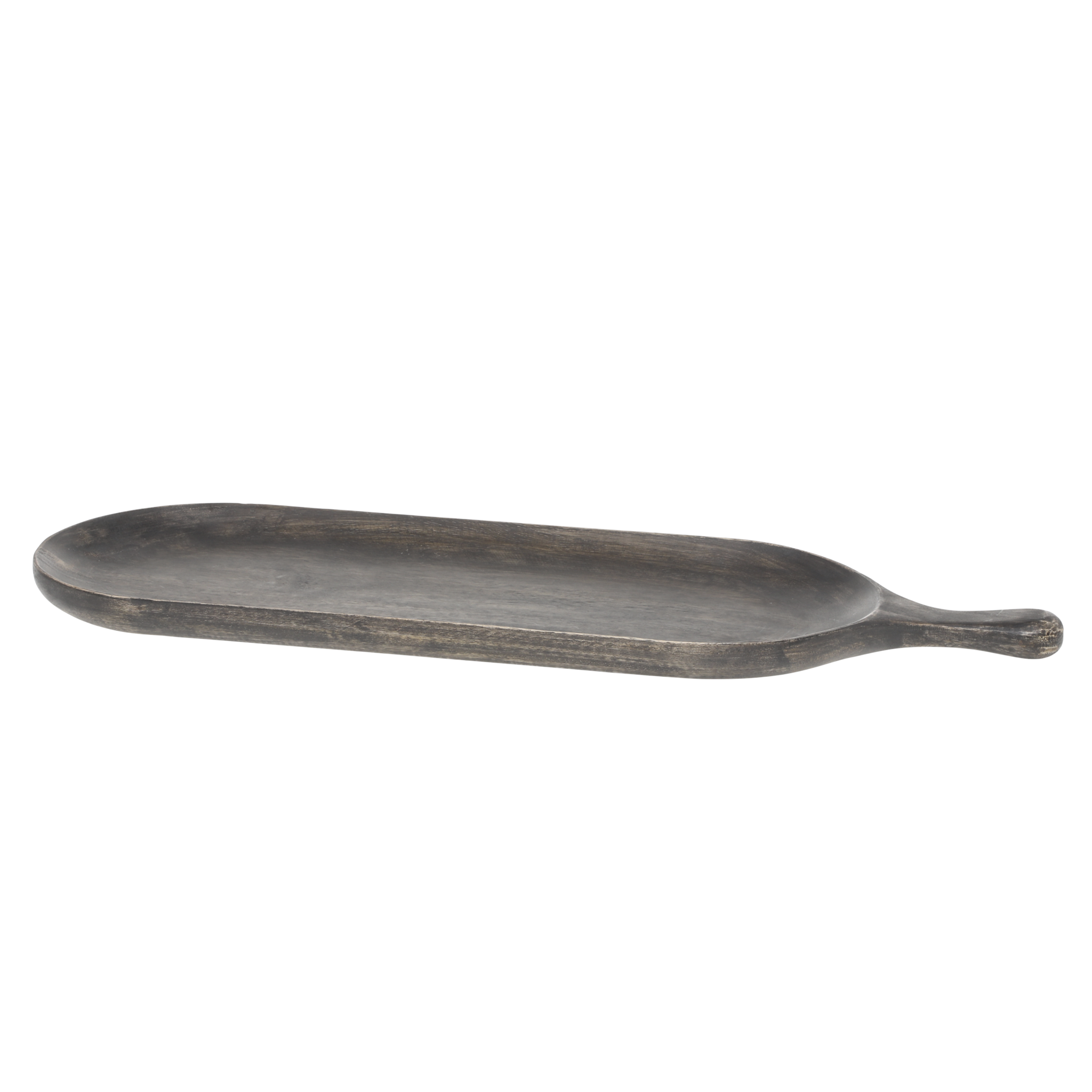 Tours Tablett mit Henkel Schwarz, kohle L60, B20 cm