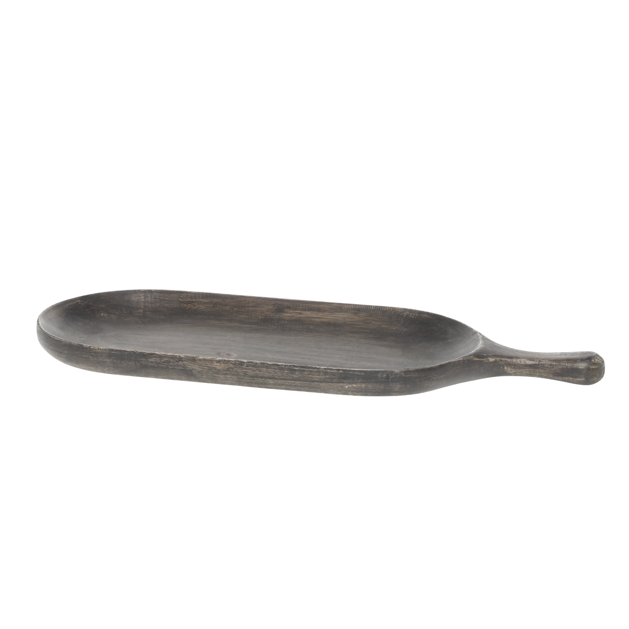 Tours Tablett mit Henkel Schwarz, kohle L45, B18 cm