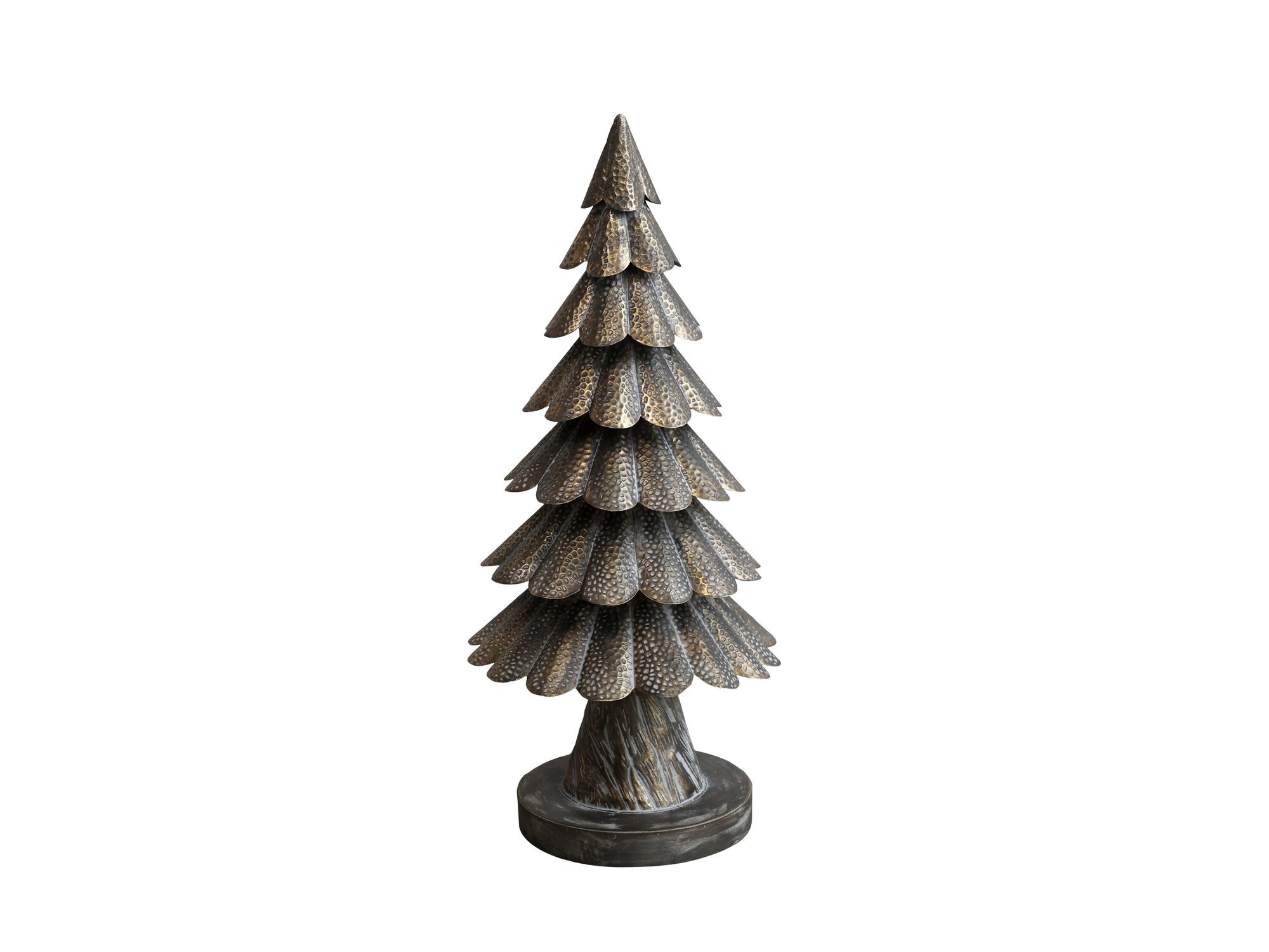 Weihnachtsbaum aus Eisen, antique gold Ø 32 cm, H 70 cm