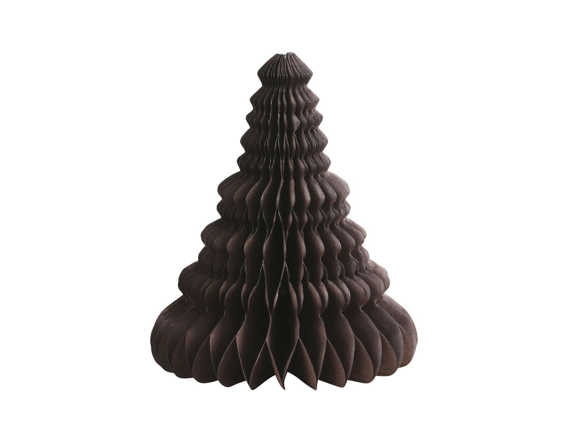 Weihnachtsbaumaufsteller aus Papier, chocolate 