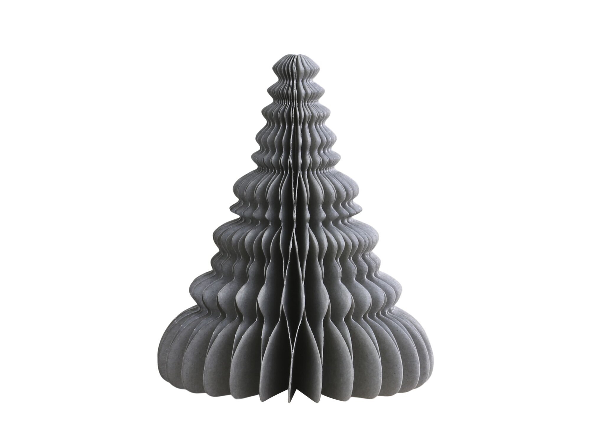 Weihnachtsbaumaufsteller aus Papier, french grey 